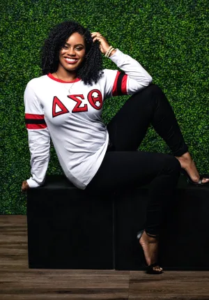 ΔΣΘ White Chenille LS07