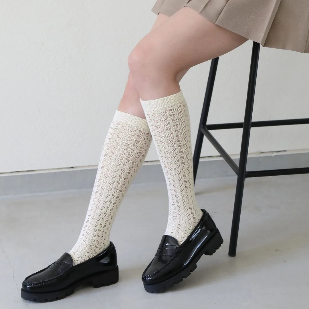 011170163 Lacy Irmack Knee High Socks