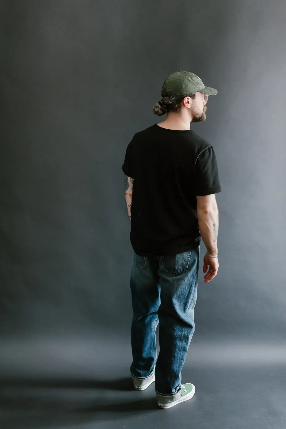 15oz - Vintage Washed Selvedge Strider Pant - Medium Indigo