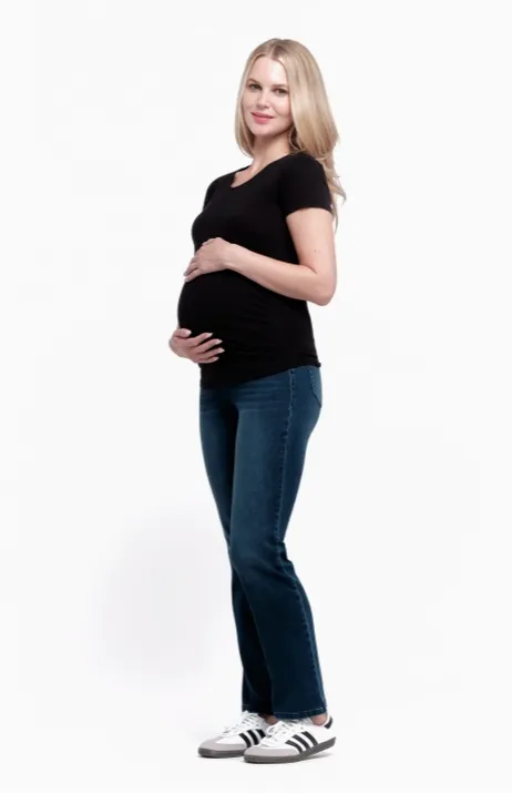 1822 Maternity 30" Butter Slim Straight Jean