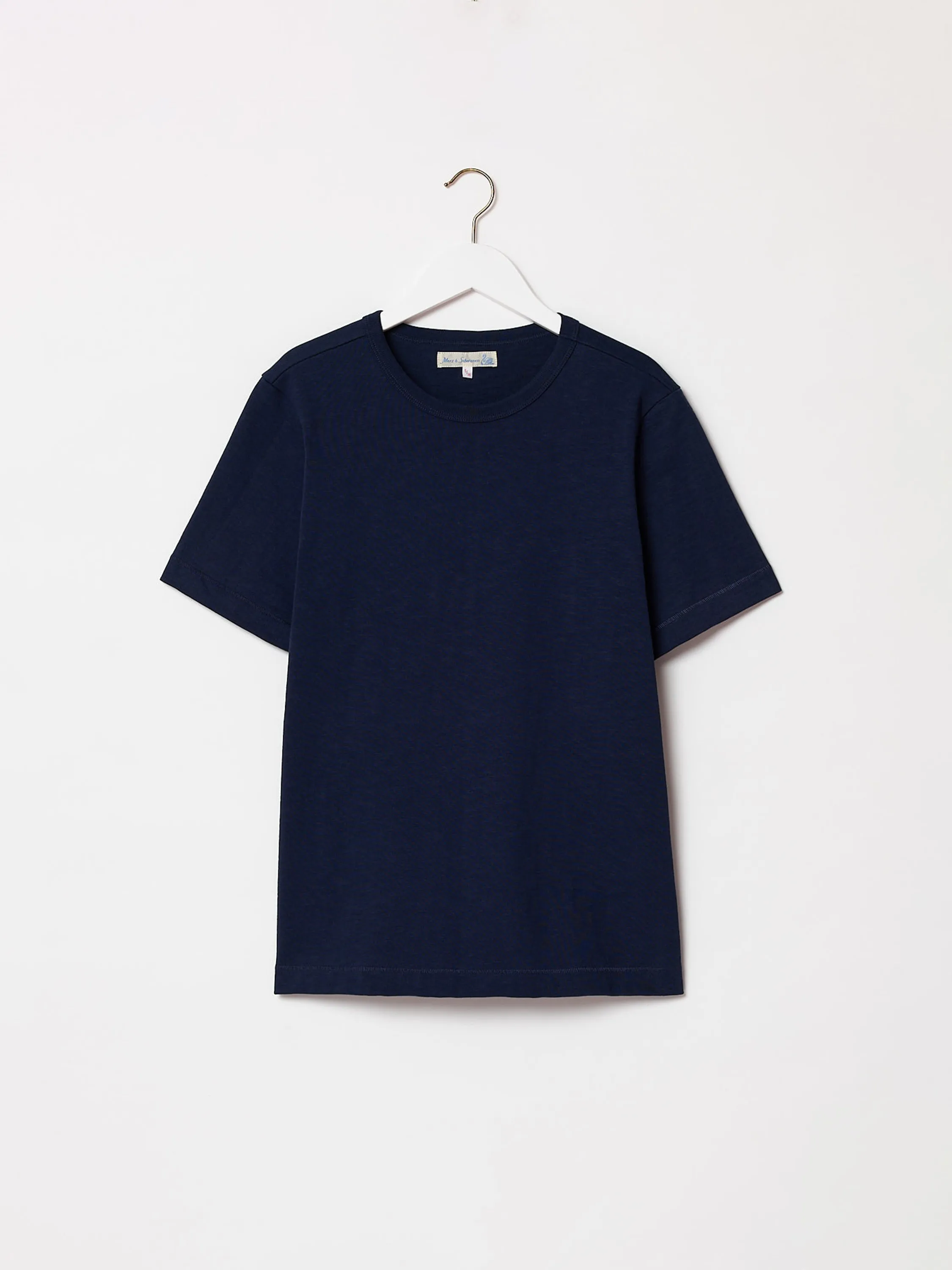 214 Relaxed Fit Loopwheeled Tee - Navy