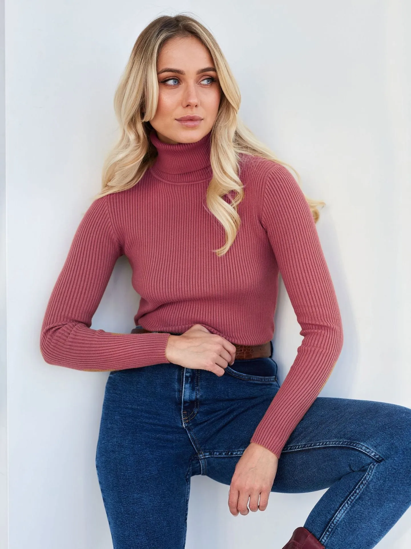 24 Colors High Neck Sweater Knitted Base Layer. High Neck Pullover Sweater for Women.C-241014-2