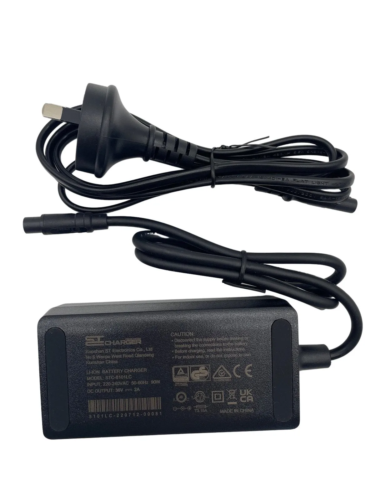 36V 2A ST3 eBike Battery Smart Charger CPST36-2A