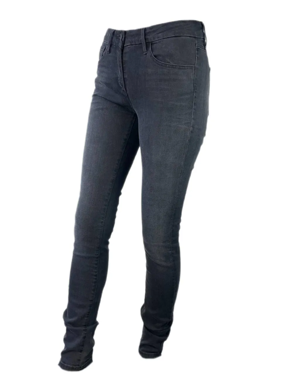 3X1 Women's Grey Zip Mid Rise Wrap Jeans #191 26 NWT