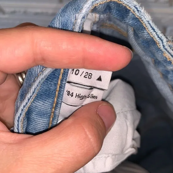 ABRAND ‘94 High Slim Gina Jeans Size 28 Like New
