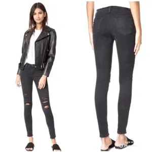 AG ADRIANO GOLDSCHMIED The Legging Ankle Super Skinny Jean Faded Distressed 31