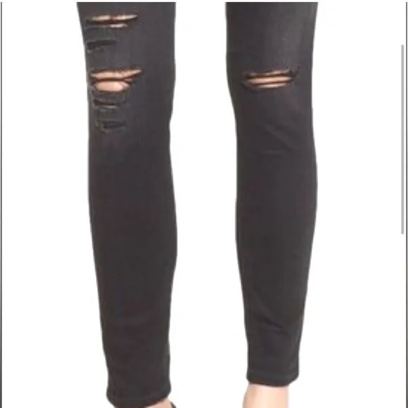 AG ADRIANO GOLDSCHMIED The Legging Ankle Super Skinny Jean Faded Distressed 31