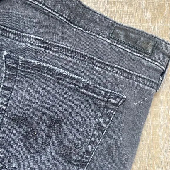 AG ADRIANO GOLDSCHMIED The Legging Ankle Super Skinny Jean Faded Distressed 31