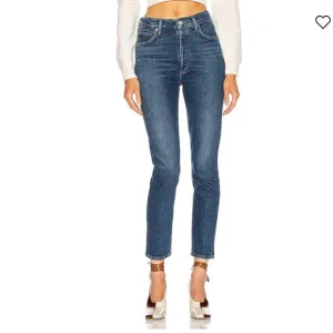 AGOLDE- Nico High Rise Slim Jeans Fixation Denim Designer Classic