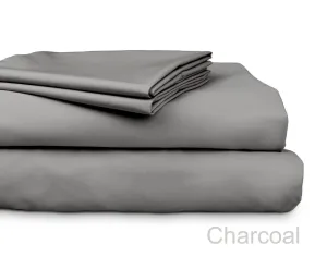 ALGODON "300TC Cotton" SHEET SET - CHARCOAL
