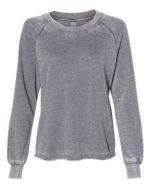 Alternative Women's Raw Edge Raglan Sweatshirt - 8626