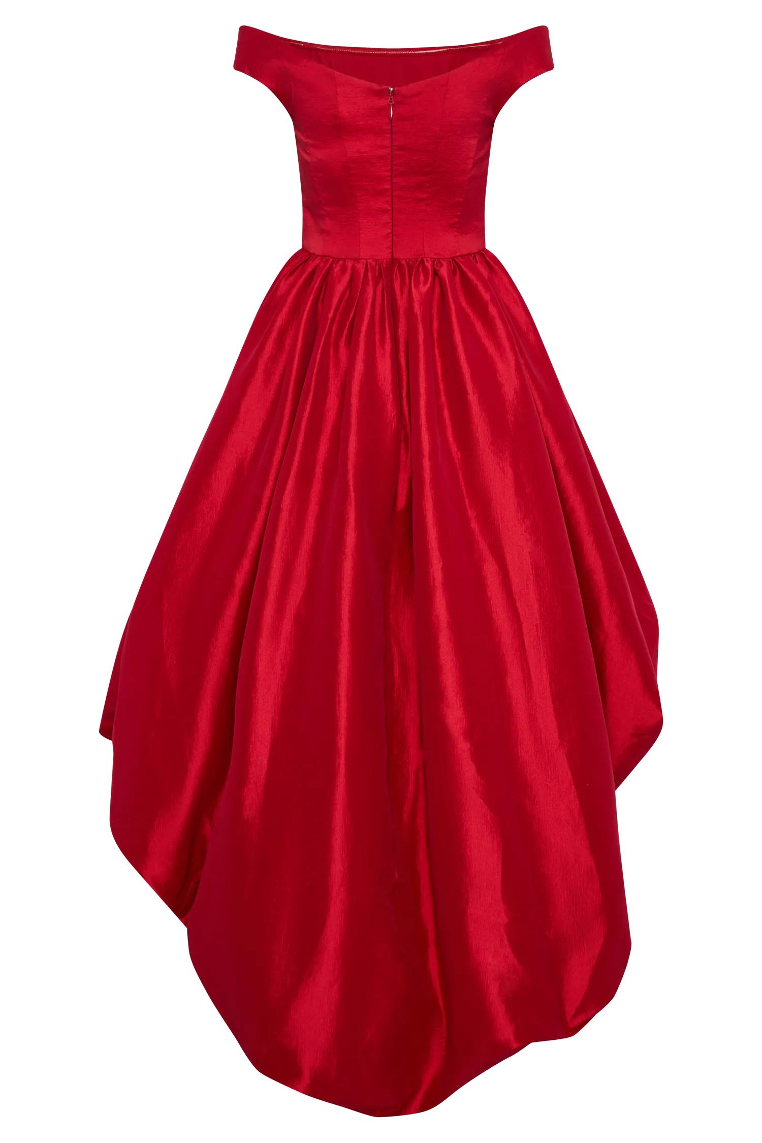 Amelia Bubble Maxi Dress - Ruby Red