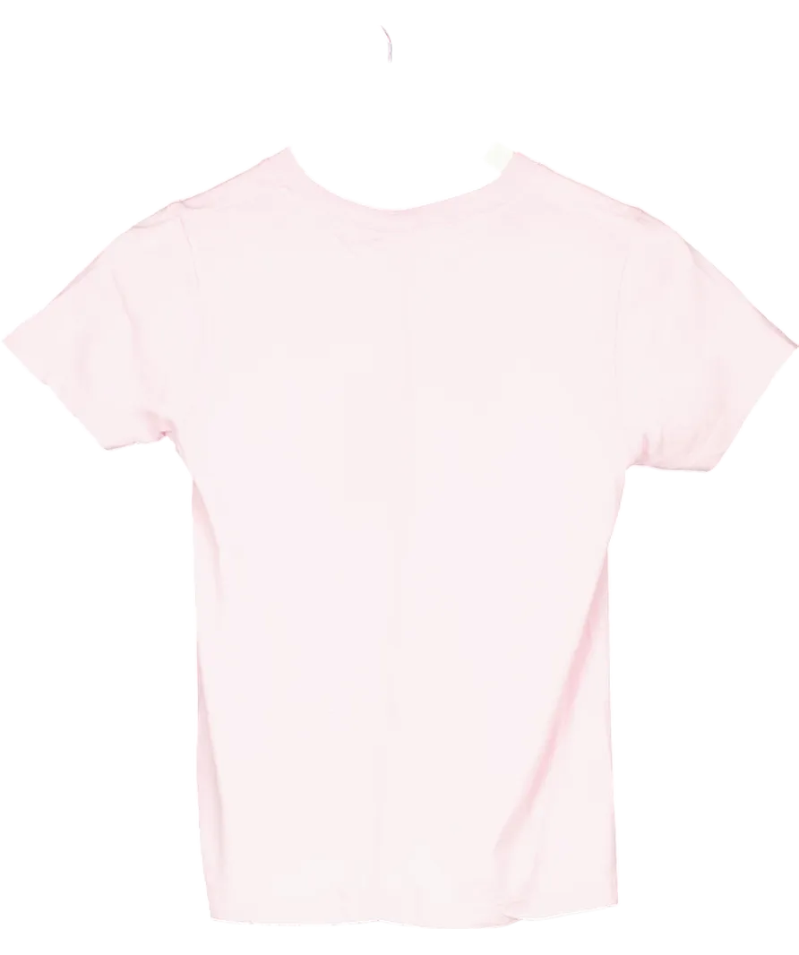 American Vintage Pink T-shirt In Cherry Blossom UK L