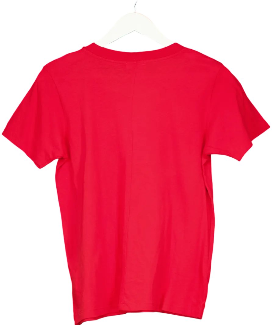 American Vintage Red T-shirt UK L