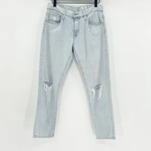 Andriano Goldschmied Ex Boyfriend Slim Jeans Women Size 26 Light Wash Distressed