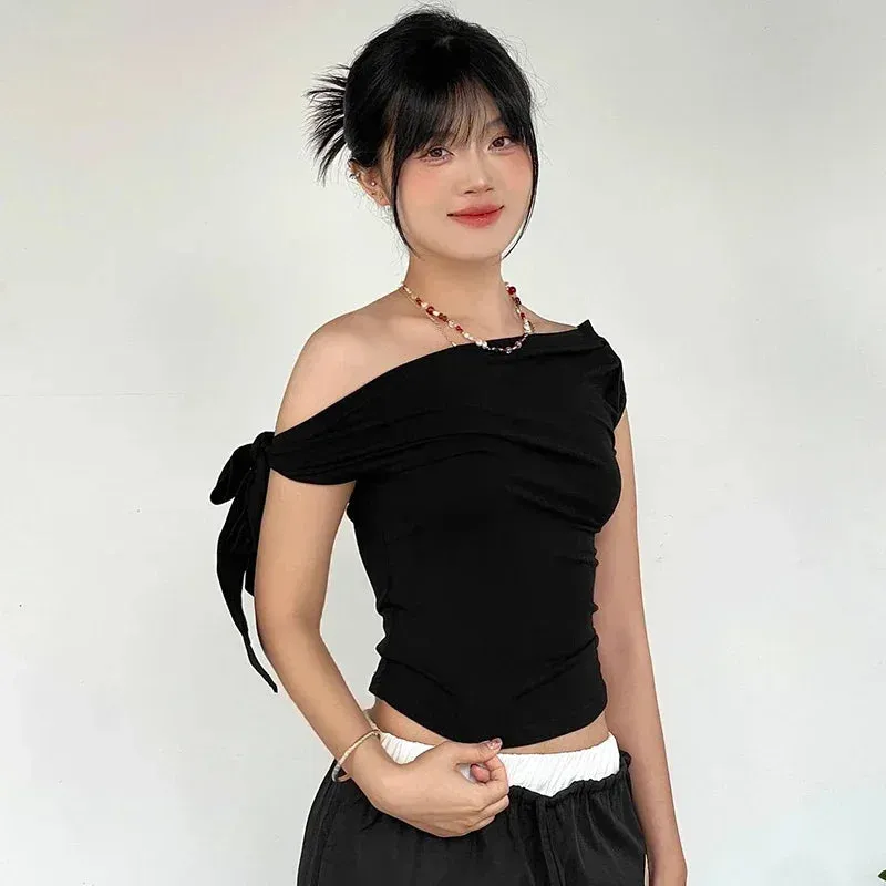 Anna Shoulder Crop Top