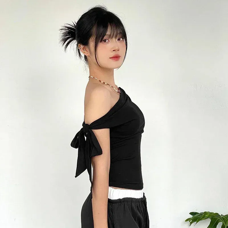Anna Shoulder Crop Top