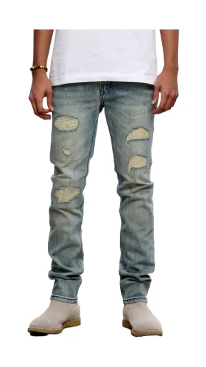 ANOM "SKYLINE" BLUE WASH DENIM