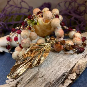 Autumn Fire Long Necklace