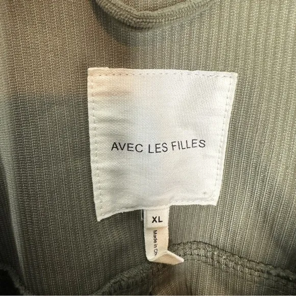 Avec Les Filles Oversized Green Corduroy Jacket