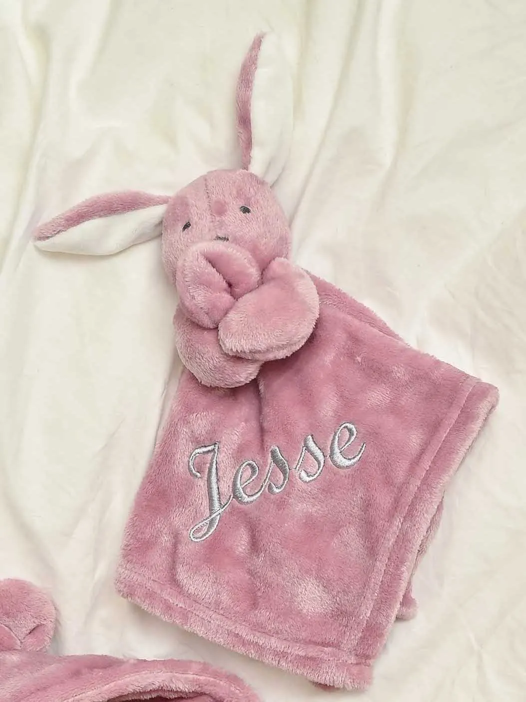 Babies personalised bunny comforter Toffee