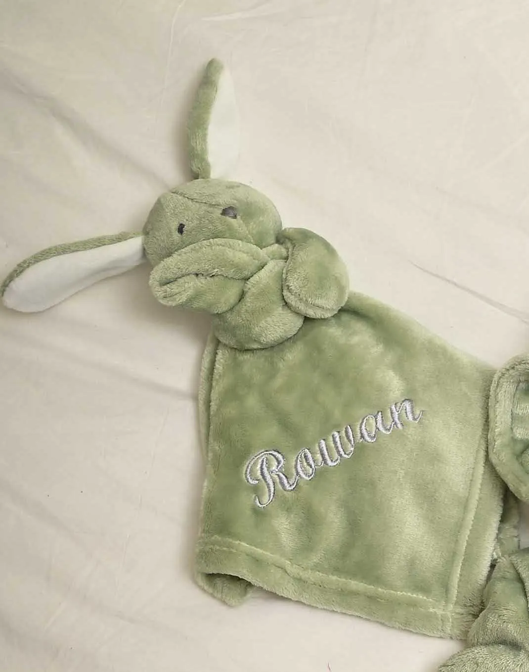 Babies personalised bunny comforter Toffee