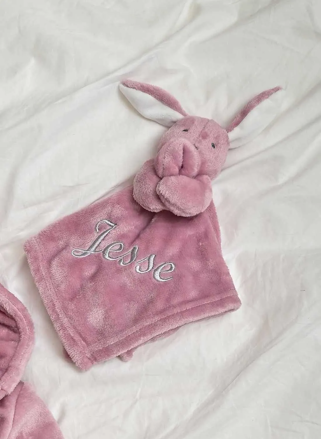 Babies personalised bunny comforter Toffee