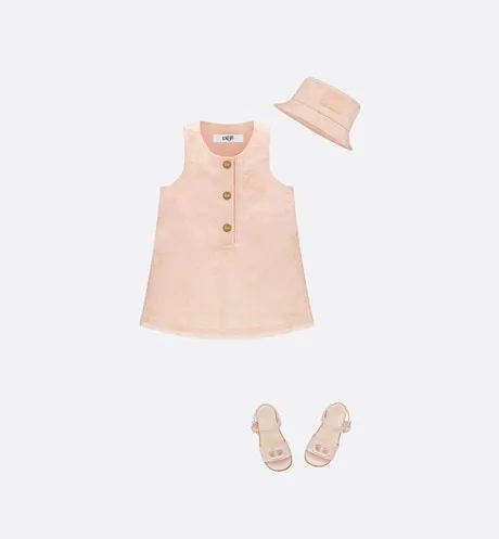Baby Sandal • Pale Pink Calfskin