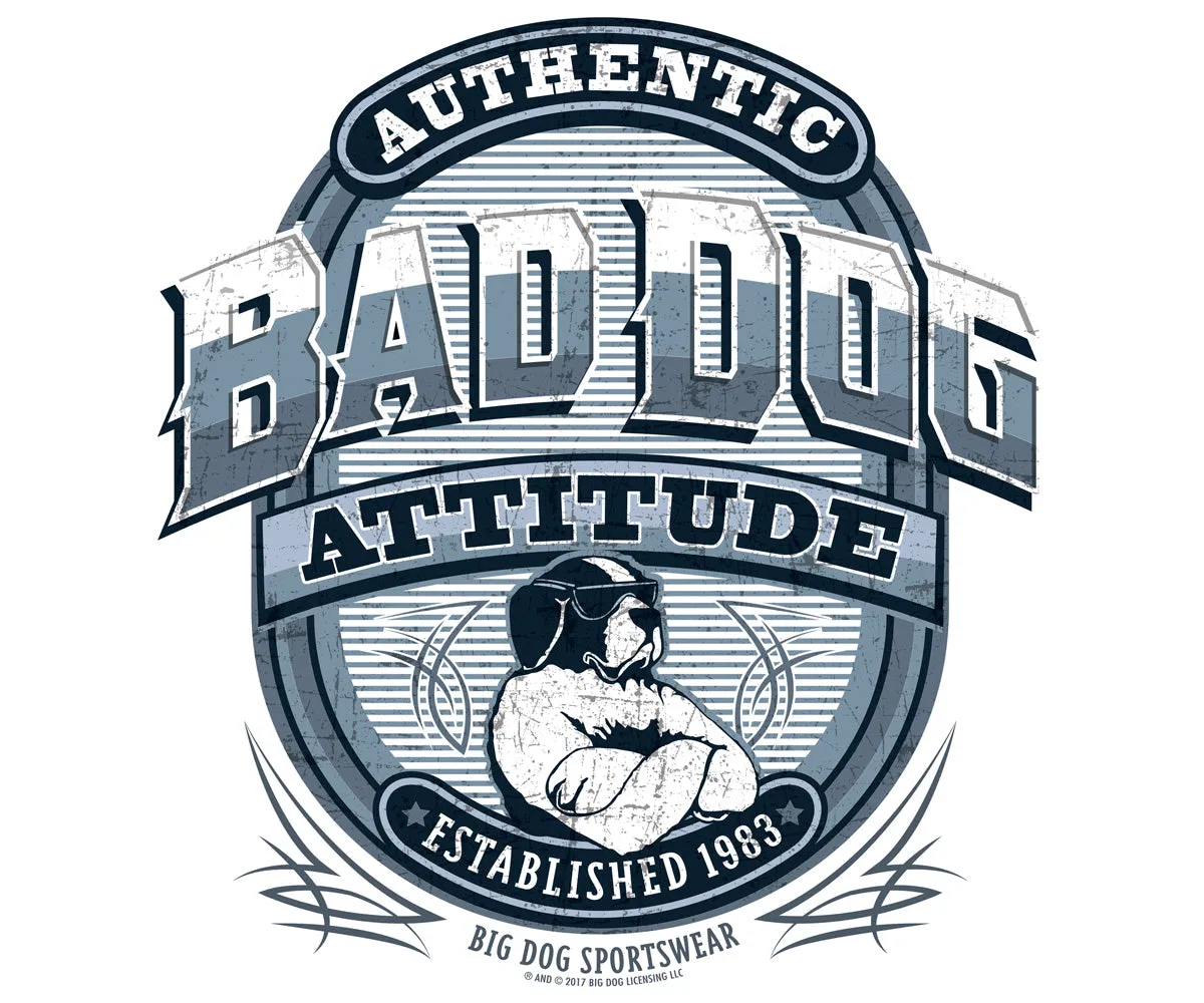 Bad Dog Attitude Since 83 Long Sleeve T-Shirt