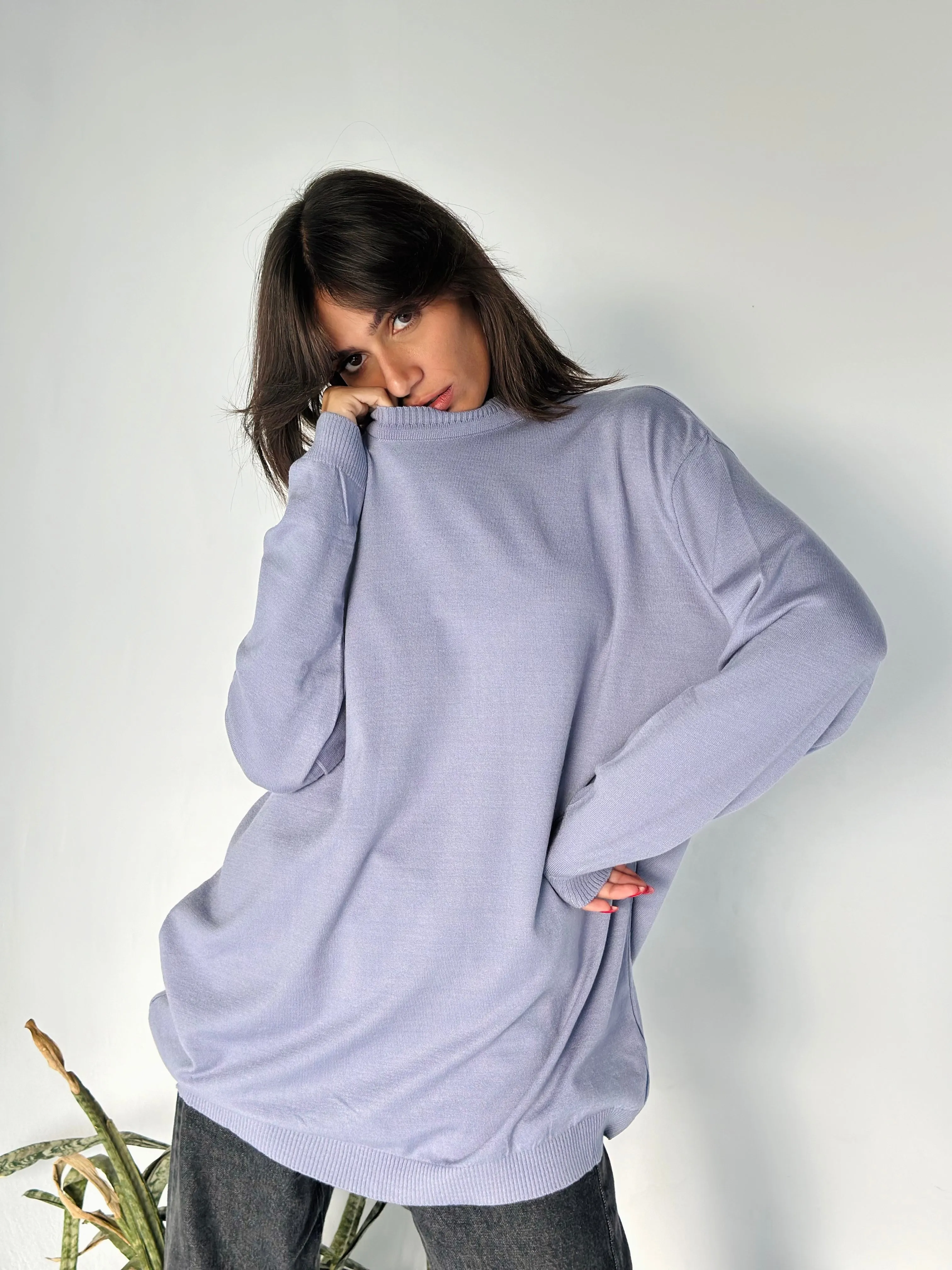 Basic Loose Knit Sweater