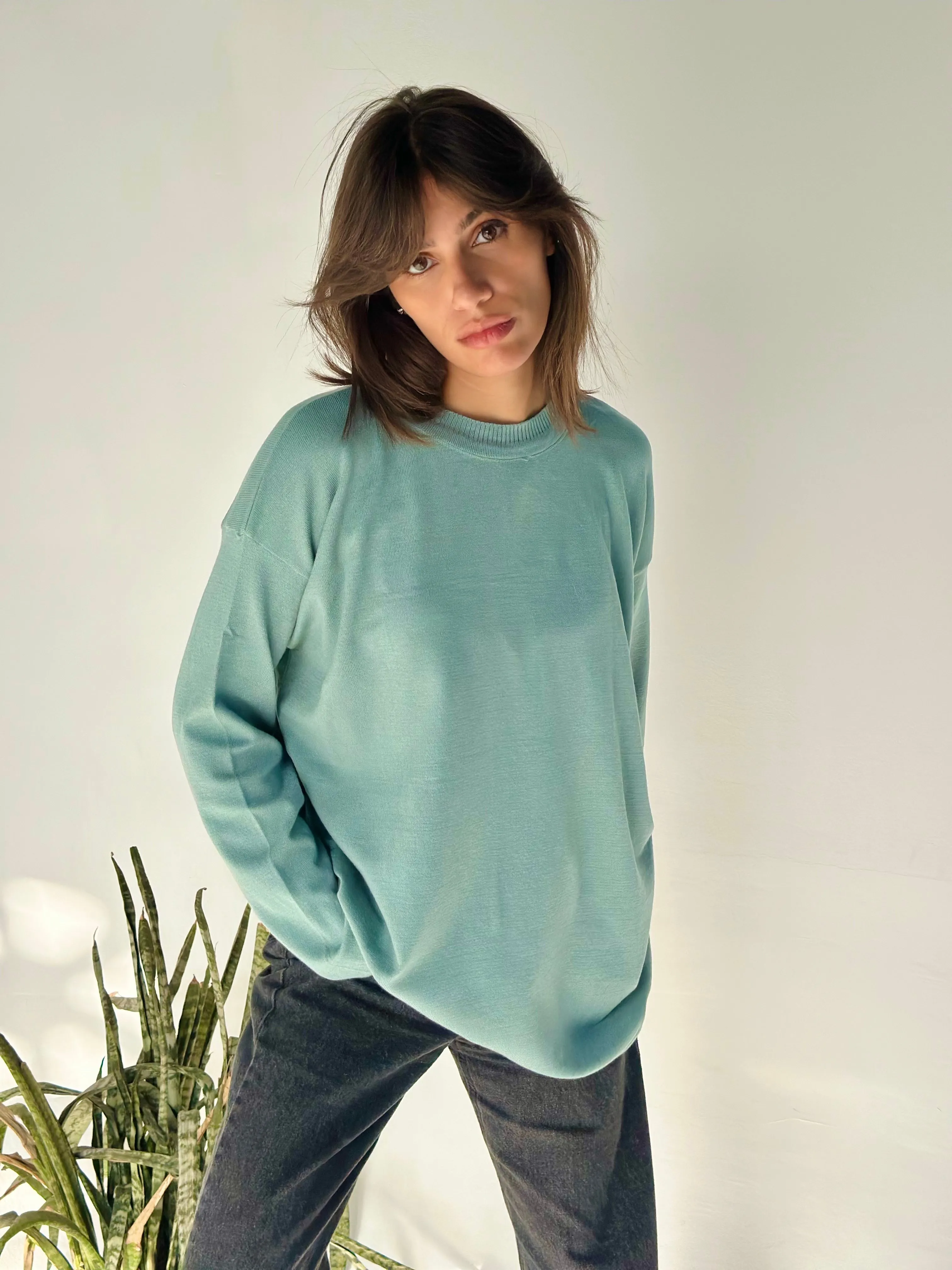 Basic Loose Knit Sweater