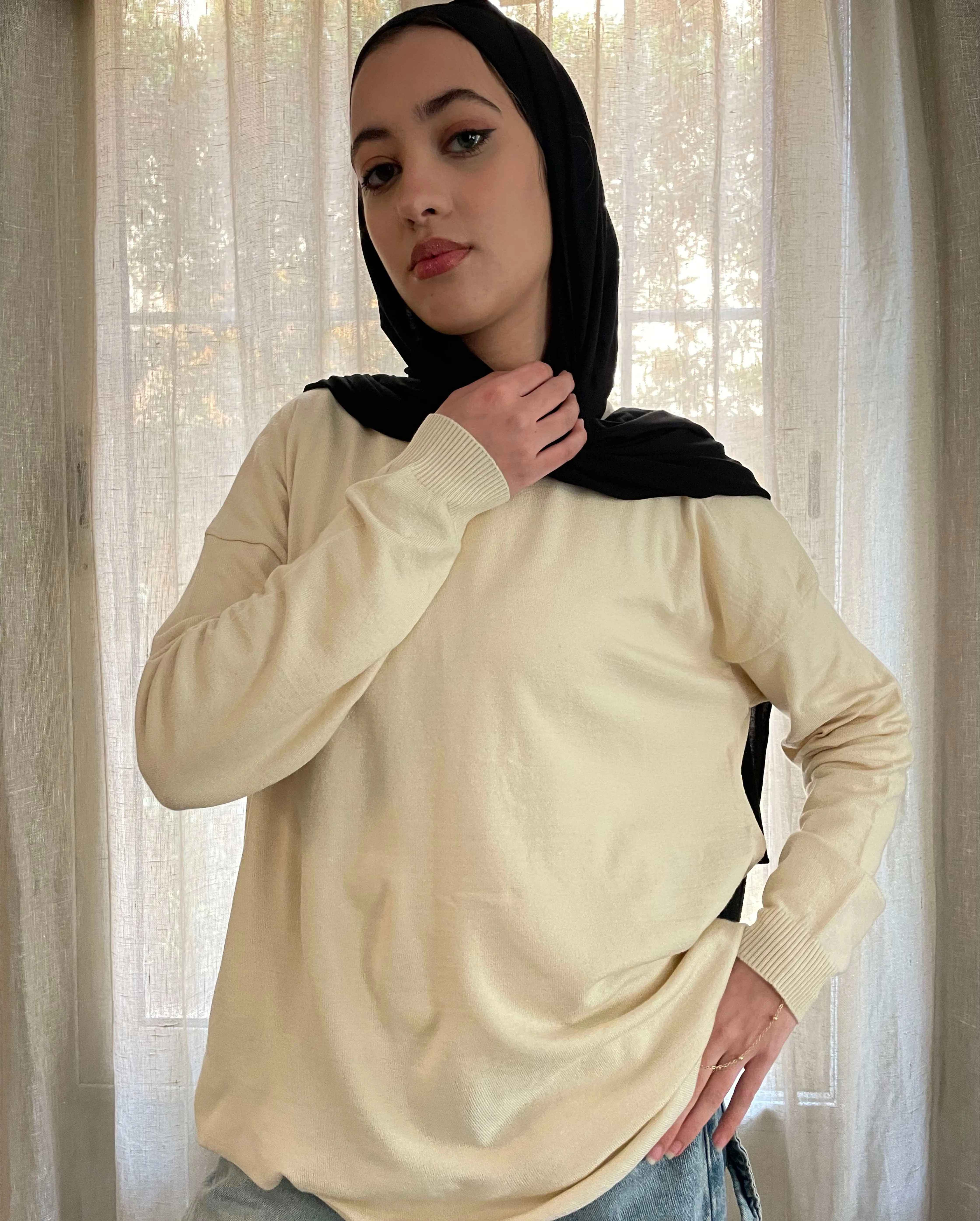 Basic Loose Knit Sweater