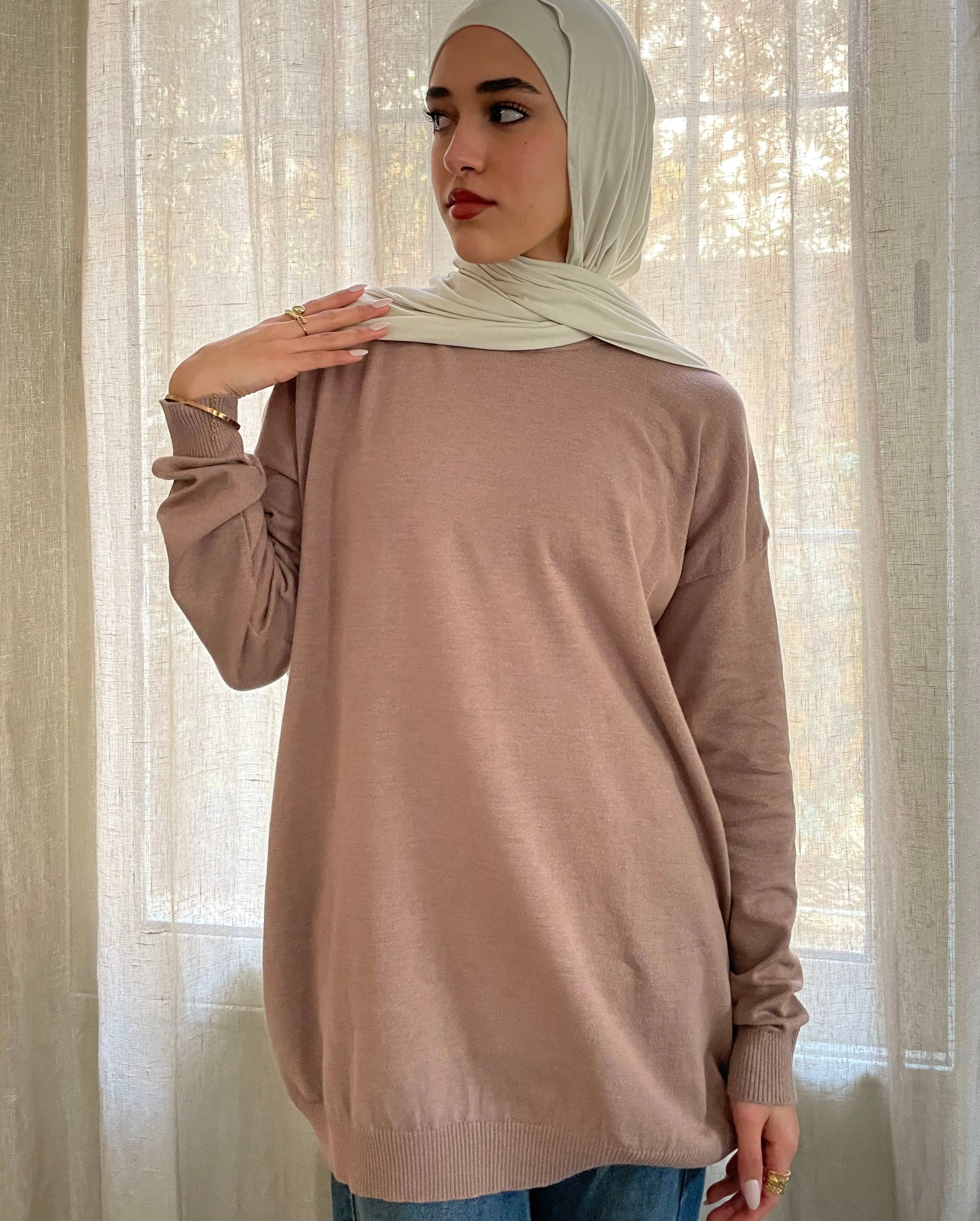 Basic Loose Knit Sweater