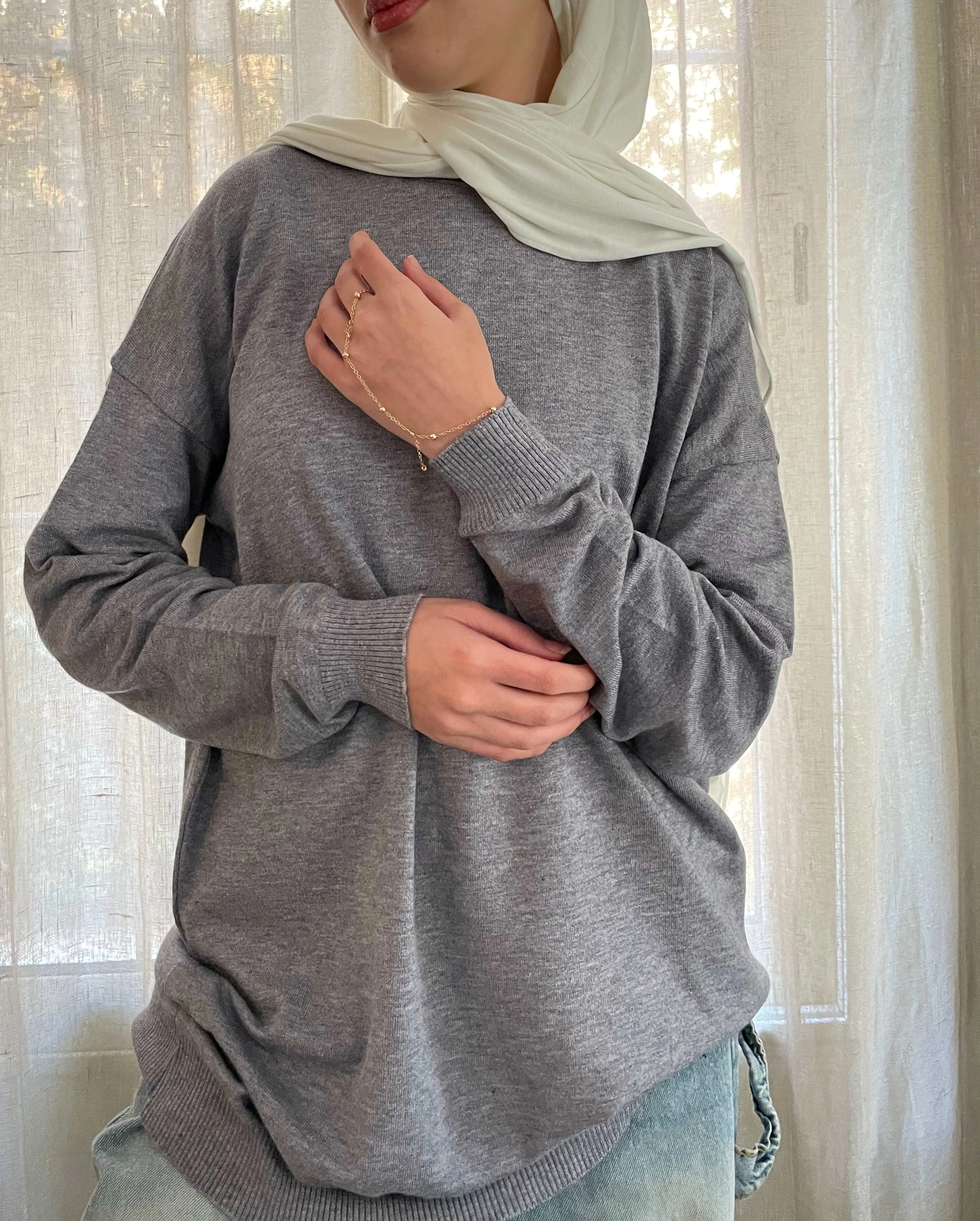 Basic Loose Knit Sweater
