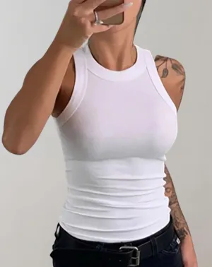 BB - Solid Ribbed Tank Top