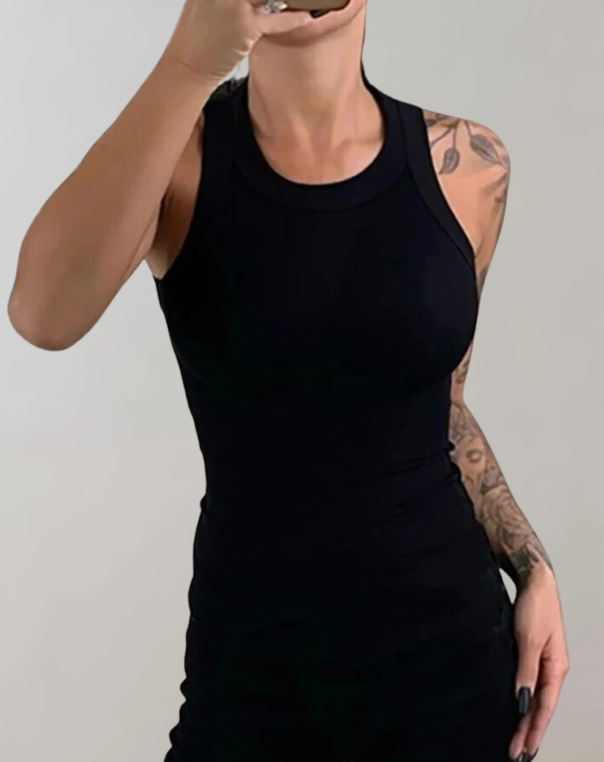BB - Solid Ribbed Tank Top
