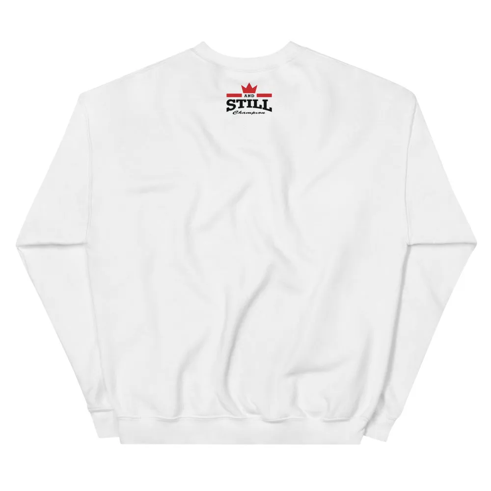 Be Your Beast women's training sweatshirt with ASC logo on back label