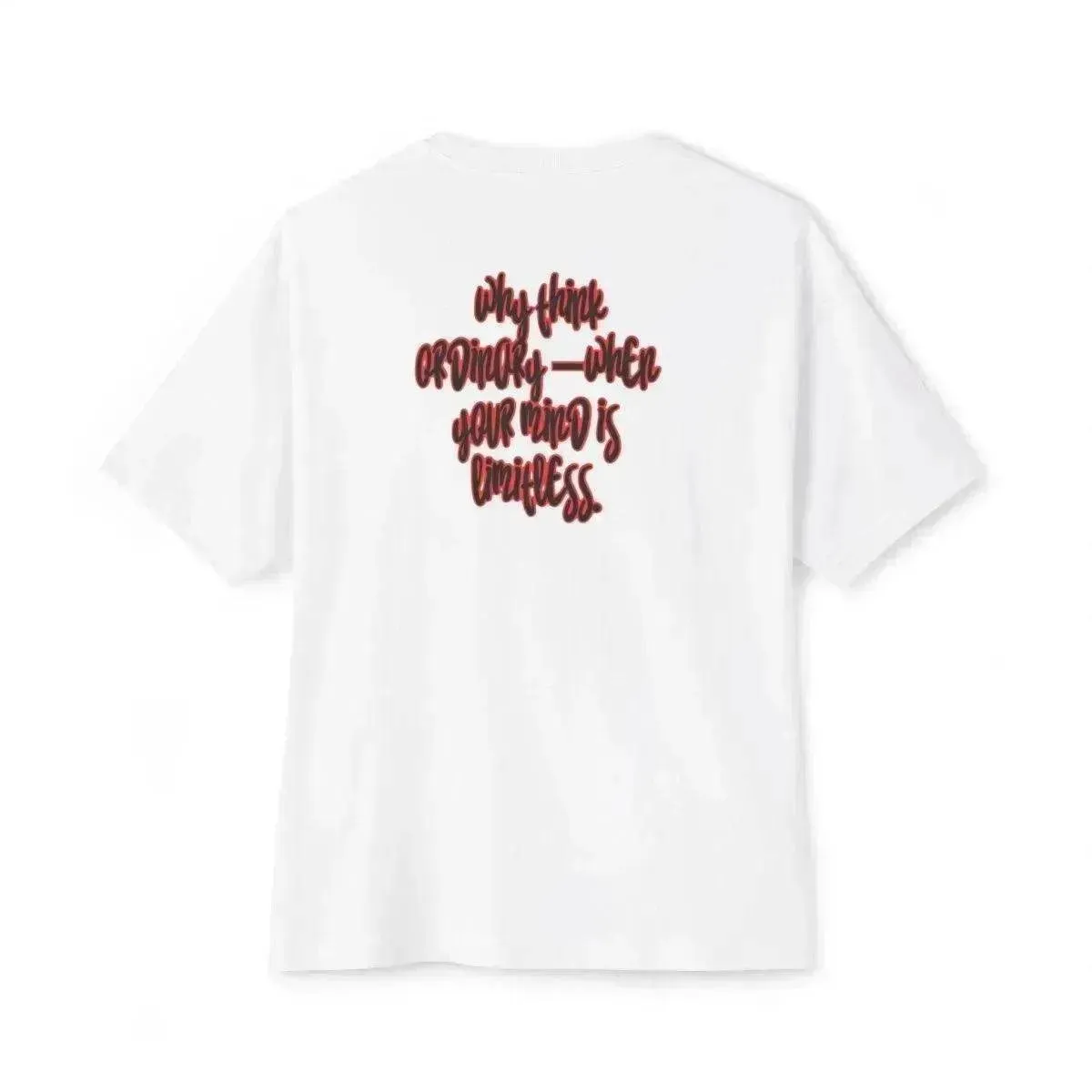 Beesmoove why think the ordinary when your mind is limitless Oversized Boxy Tee