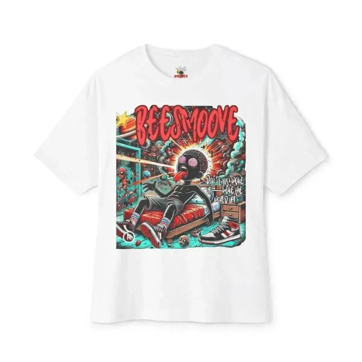 Beesmoove why think the ordinary when your mind is limitless Oversized Boxy Tee