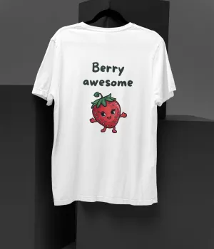 Berry Awesome - Terry Oversized T-Shirt