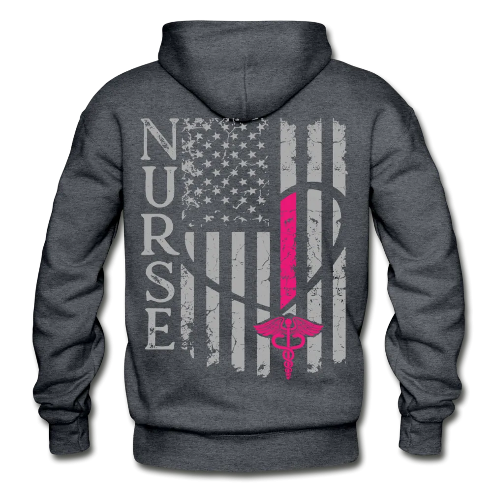 Beth RN Nurse Flag Gildan Heavy Blend Adult Hoodie