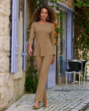 Beyond Travel High Rise Pant Camel