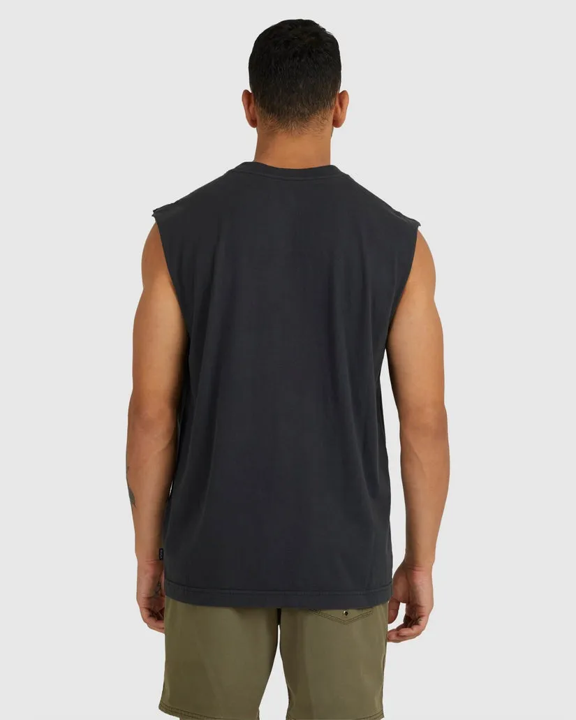 Big RVCA Washed Muscle