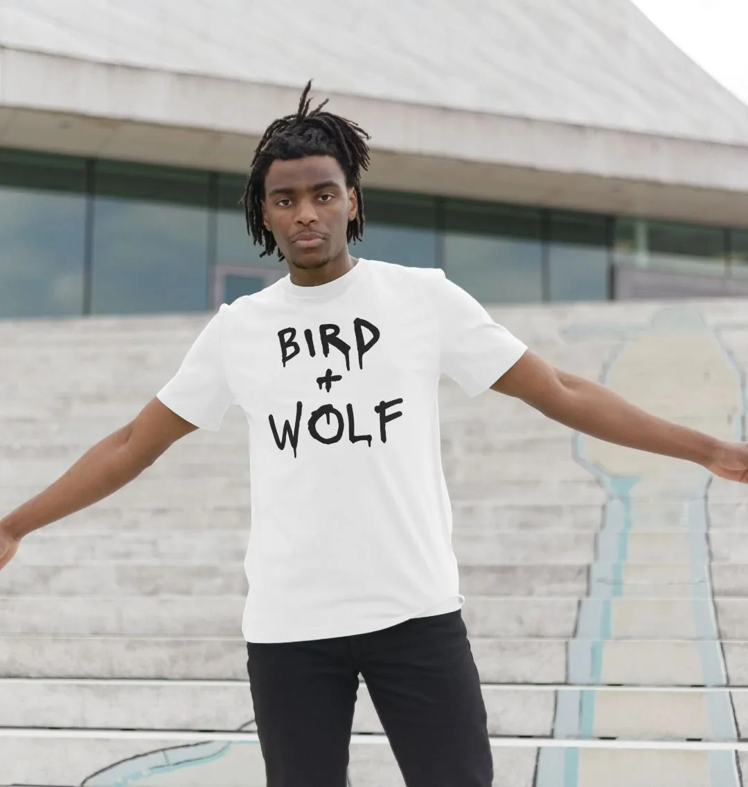 Bird   Wolf Graffiti Relaxed T Shirt