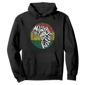 Black Pride Hoodie One Month Can't Hold Our History African American TS09