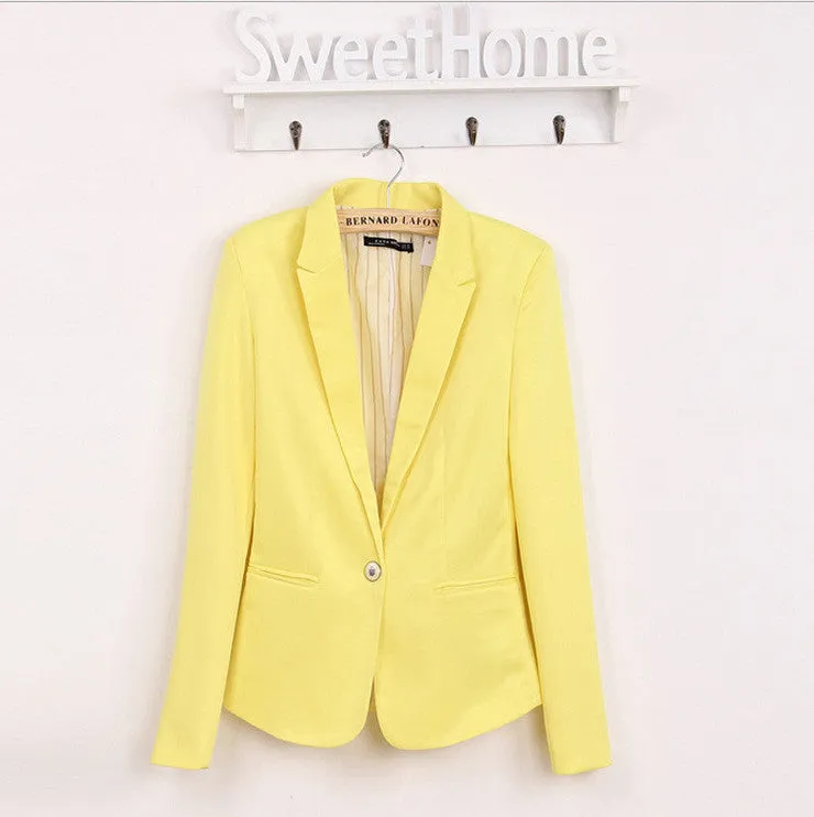 Blazer women suit blazer foldable brand jacket spandex with lining Vogue refresh blazers