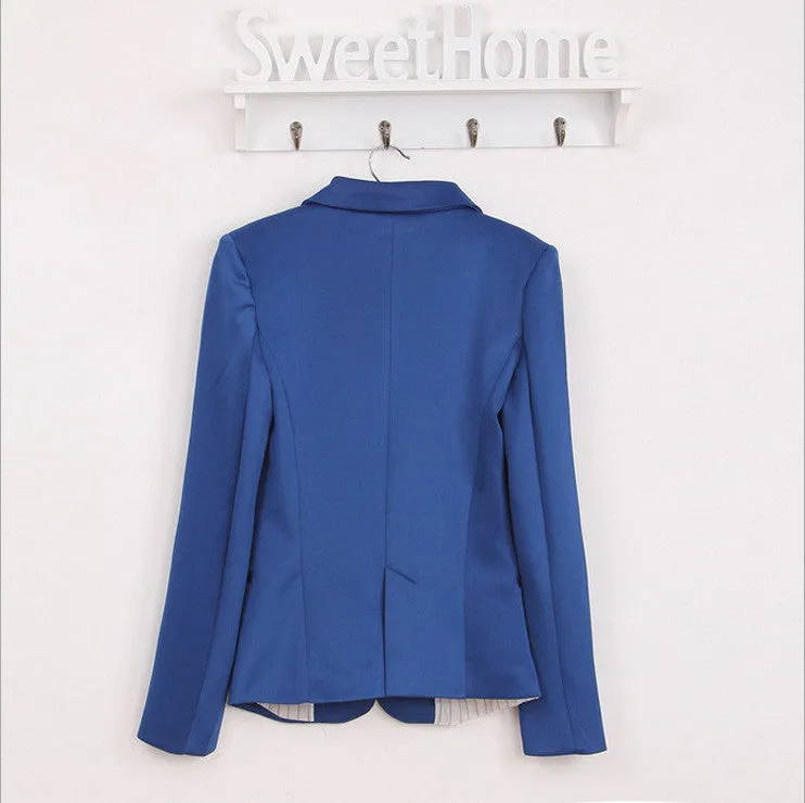 Blazer women suit blazer foldable brand jacket spandex with lining Vogue refresh blazers