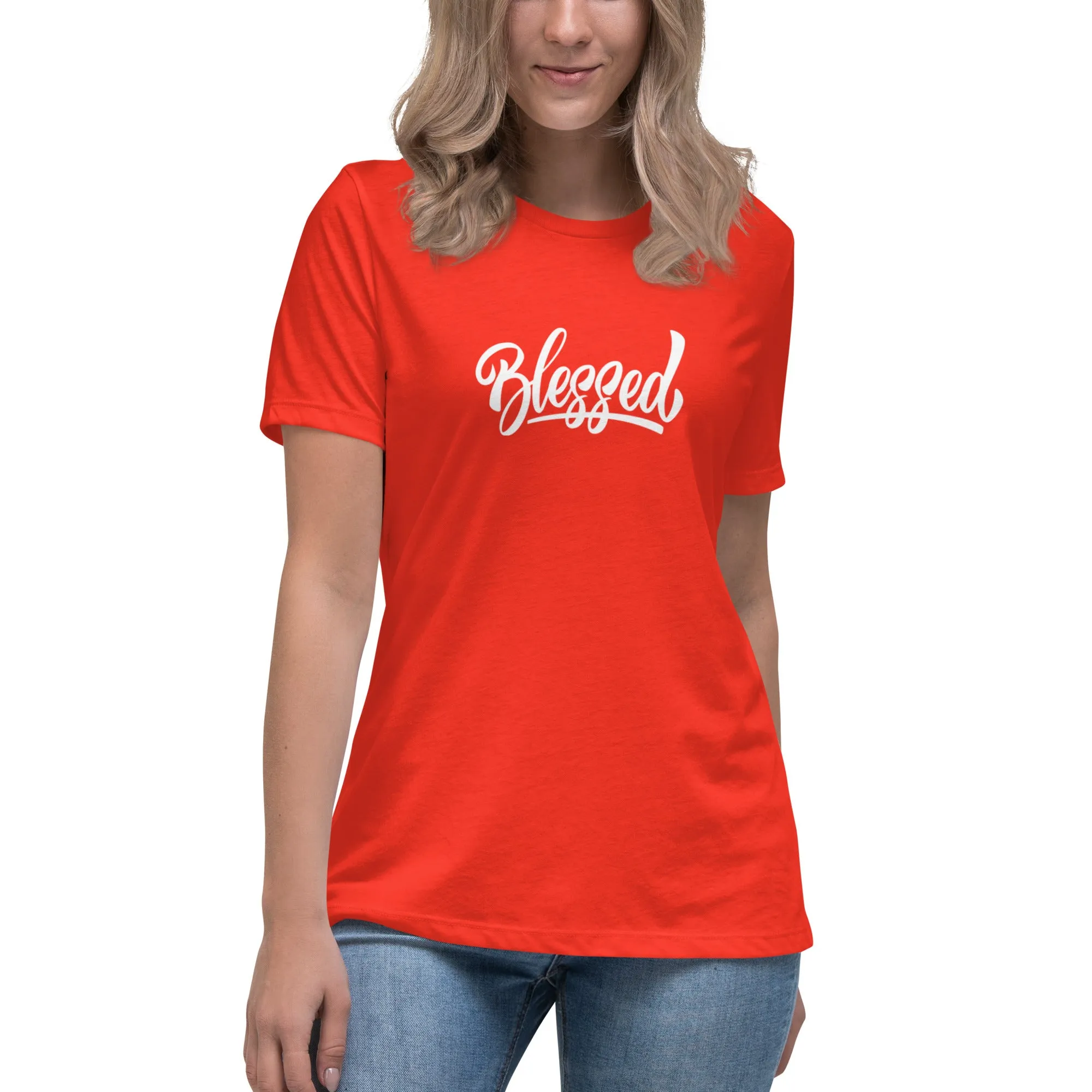 Blessed (white) Women's Relaxed T-Shirt