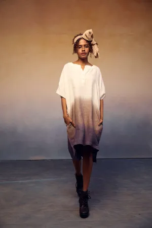 BLOCK DRESS OMBRE