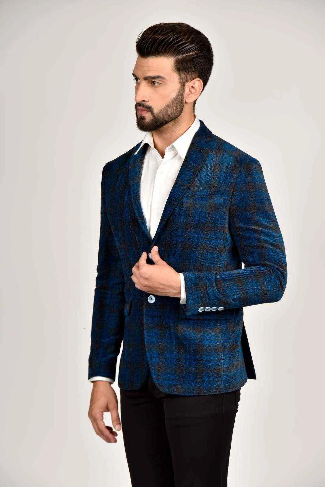 Blue Velvet Blazer
